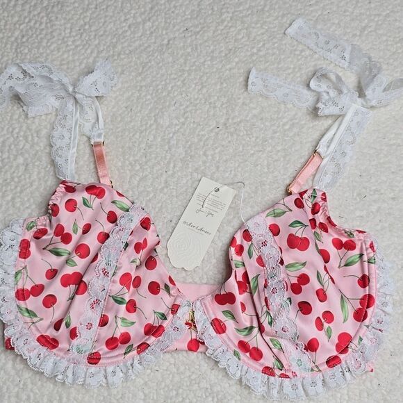 1018 NWT For Love & Lemons Perrie Underwire Bra Size 34DD - Picture 2 of 7